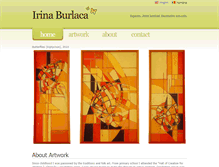 Tablet Screenshot of irina.burlaca.com